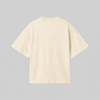 T-shirt "BOXY FIT" AVORIO - 230gr