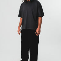 T-shirt "BOXY FIT" GREY PIOMBO - 230gr