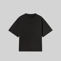 T-shirt "BOXY FIT" BLACK - 230gr