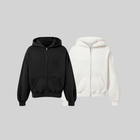 Zip Hoodie "BOXY FIT" - 350gr