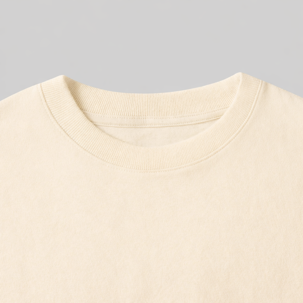 T-shirt "BOXY FIT" AVORIO - 230gr