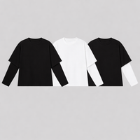 Double Tee Pack "OVERSIZE FIT" - Senza Stampa