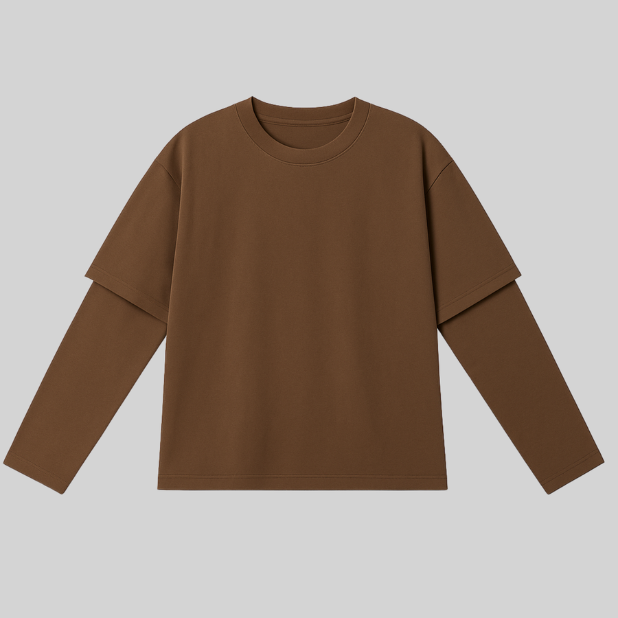 Double Tee Pack "BOXY FIT" - Senza Stampa