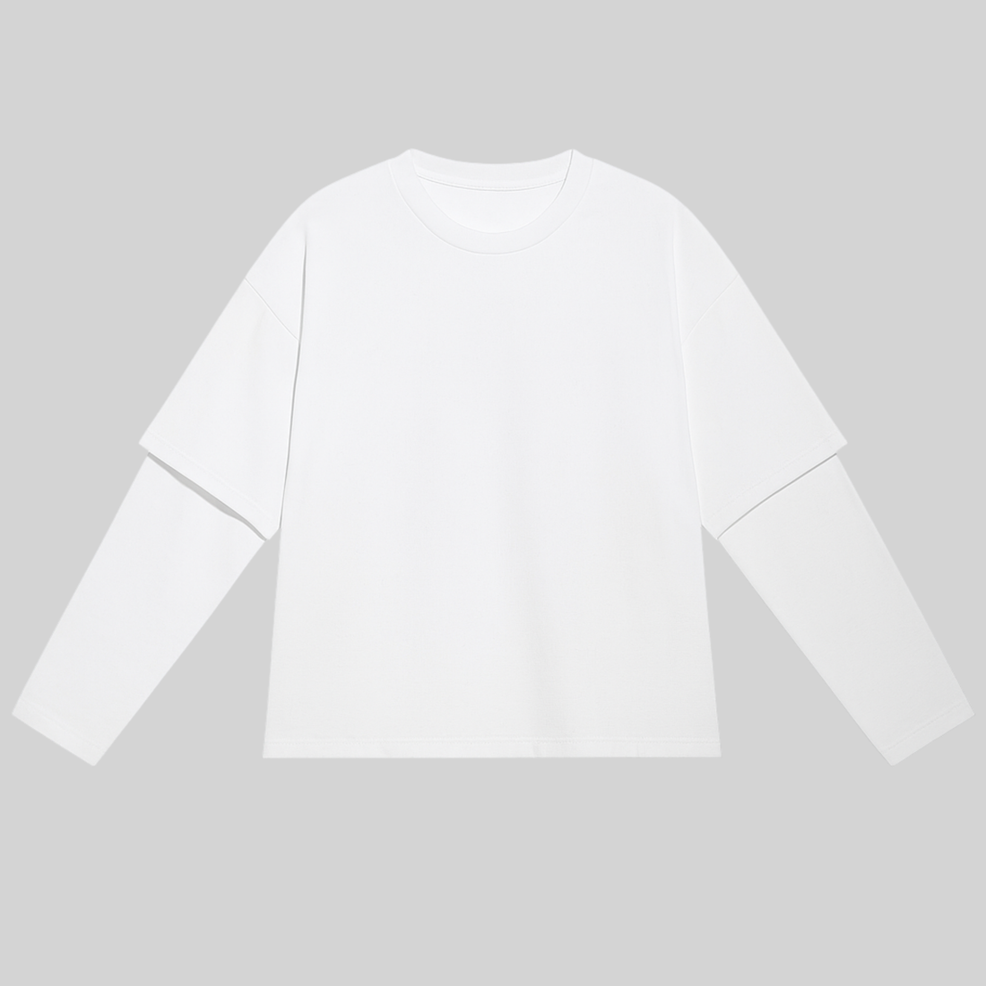 Double Tee Pack "BOXY FIT" - Senza Stampa