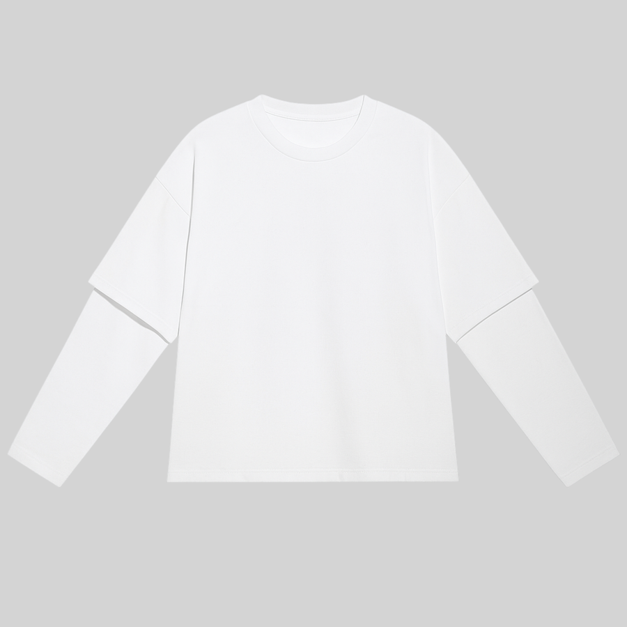 Double Tee Pack "BOXY FIT" - Senza Stampa