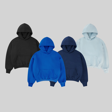HOODIE PACK "BOXY FIT" - STAMPA INCLUSA