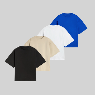 T-SHIRT PACK "BOXY FIT" - STAMPA INCLUSA