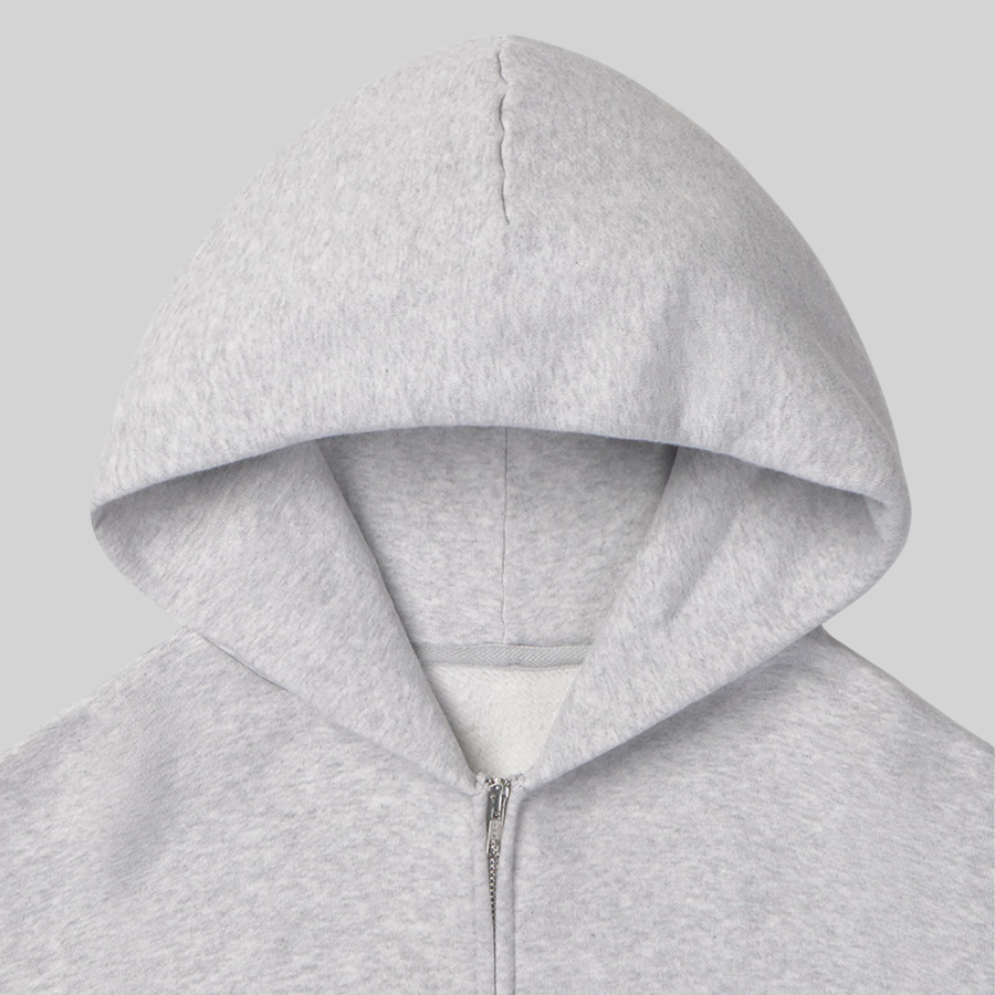 ZIP HOODIE PACK "BOXY FIT" - SENZA STAMPA