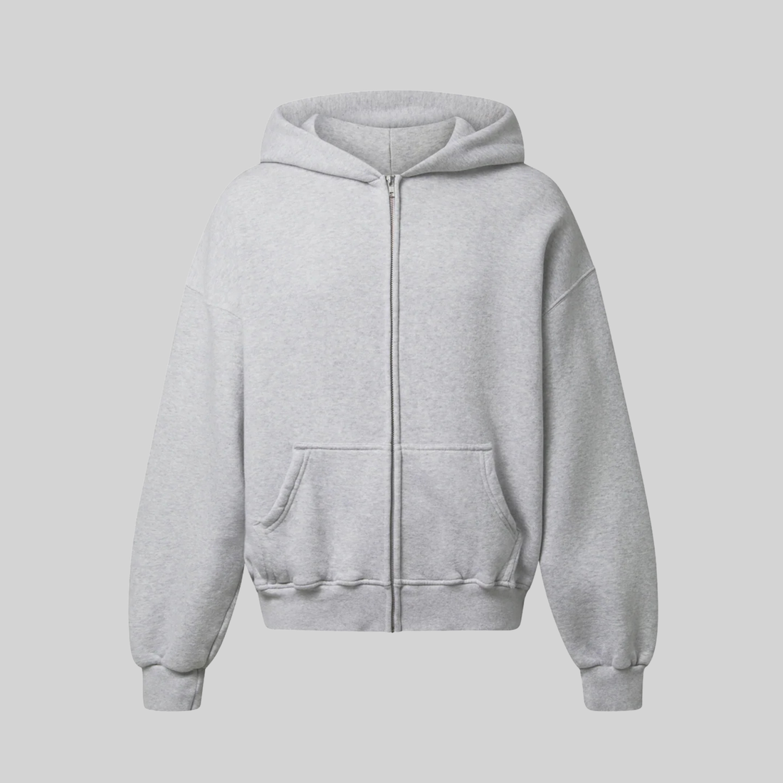 ZIP HOODIE PACK "BOXY FIT" - SENZA STAMPA